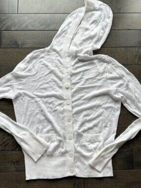 Banana Republic Sheer Knit Hoodie
